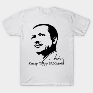 Recep Tayyip Erdogan - The President of Turkiye (W) T-Shirt